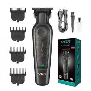 Aparat de tuns fara fir VGR V-995, 4 distantiere, Autonomie 300min, Acumulator 2000mAh, Negru