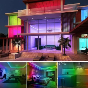 Banda LED 10m RGB cu telecomanda si control prin aplicatie - Img 4