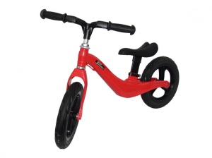Bicicleta fara pedale pentru copii 2-5 ani, cu cadru de magneziu Divendi Sport UltraLight 2.9 Kg, rosu - Img 2