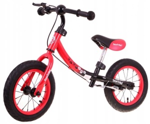 Bicicleta pentru copii 3 ani+, fara pedale cu cadru reversibil Boomerang WB-06, rosu - Img 1