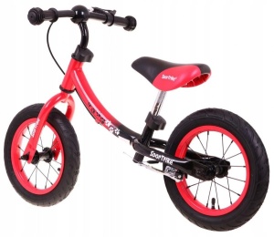 Bicicleta pentru copii 3 ani+, fara pedale cu cadru reversibil Boomerang WB-06, rosu - Img 3