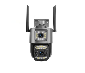 Camera de supraveghere V380 PRO - Conectivitate Wifi- 2 Lentile - PTZ Rotativ - 6MP Ultra HD - Img 11