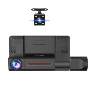 Camera tripla auto DVR, Display 4"inch, Full HD 1080p, Unghi de 170° - Img 7