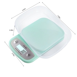 Cantar electronic de bucatarie max 7 kg, 4 unitati de masura SH-158 - Img 8