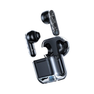 Casti In-Ear Bluetooth, Wireless 5.3, TM10 cu carcasa transparenta - Img 4