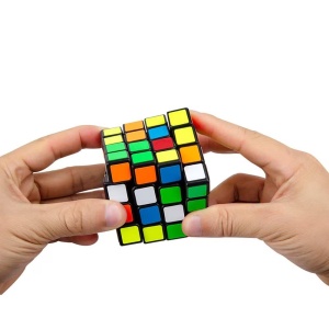 Cubul Rubik, 5x5, din plastic, pentru copii 6 ani+, 6.2x6.2 cm, multicolor - Img 6