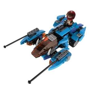 Cuburi de Constructie, Robot Albastru 2 in 1, 295 de Piese - Img 2