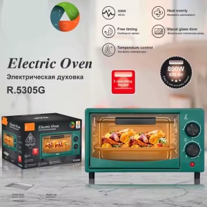 Cuptor electric RAF R5305G, 800W, capacitate 12L, 2 moduri de operare, 33x18x20cm, verde - Img 1