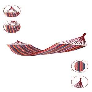 Hamac pentru Gradina sau Balcon, Maxim 130Kg, 200x150cm, Multicolor - Img 3