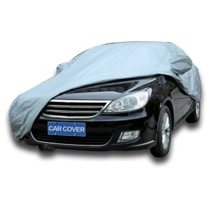 Husa auto pentru masini, din bumbac si peva, dimensiuni 534x178x120cm, Gri