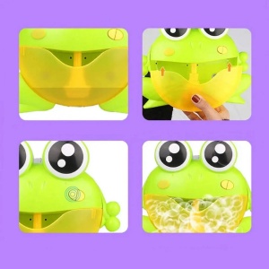Jucarie de baie pentru copii Bubble Frog cu difuzor de spuma si muzica - Img 6