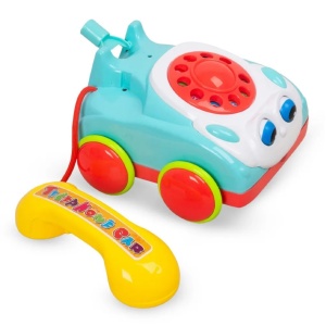 Jucarie de tras pentru copii 1 an+, telefon, plastic - Img 3