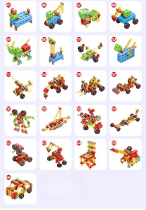Jucarie educativa si interactiva STEM, 404 piese de constructie puzzle 3D, pentru copii 6 ani+, multicolor - Img 8