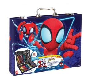Kit de Colorat Deluxe, Model Spiderman, 100 de Accesorii - Img 4