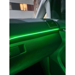 Kit lumini ambientale auto, RGB, 18 in 1, fir flexibil, aplicatie, bluetooth si telecomanda - Img 4