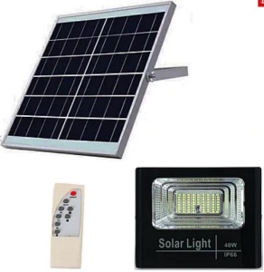 Kit Proiector T-40W cu Panou Solar Si Telecomanda - Img 3