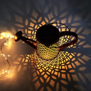 Lampa cu incarcare solara in forma de stropitoare pentru gradina - Img 4