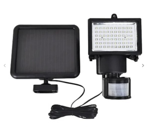 Lampa LED cu panou solar, 60 LED, senzor de miscare, 15W - Img 2