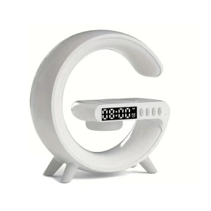 Lampa Smart LED RGB cu difuzor Bluetooth si Incarcare pentru Mobil, Ceas, Sounds Machine - Img 7