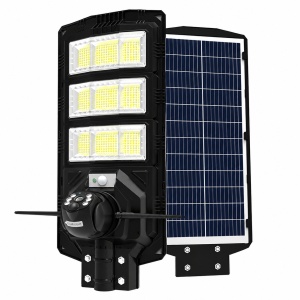 Lampa solara stradala 300W cu camera de supraveghere integrata, Conectivitate 4G LTE cu Cartela SIM, Vedere nocturna, Detectare miscare