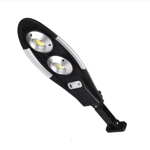 Lampa solara stradala cu telecomanda, Jortan, 100W, IP65, senzor miscare, 6500k, 1000lm, 47x15x29cm, negru - Img 3