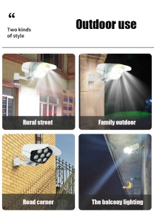 Lampa solara tip camera de supraveghere 35 LED - Img 4