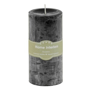Lumanare decorativa din parafina, cu aroma de eucalipt, Dimensiune Ø6.5x14 cm, Negru