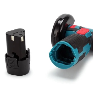 Mini polizor unghiular portabil, cu 2 acumulatori 12V, 750W, 1500mAh, 19500rpm, 2 discuri 76mm - Img 10