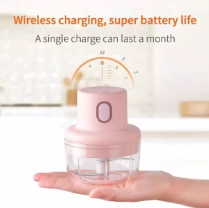 Mini tocator electric pentru alimente, Putere 45W, Capacitate 250 ml, Incarcare USB - Img 5