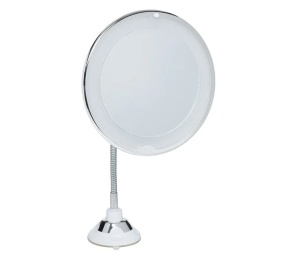 Oglinda pentru machiaj cu 10x Marire, 21 de Becuri LED, Culoare Alb - Img 2