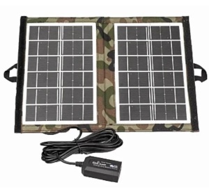 Panou solar fotovoltaic portabil CCLamp, Tip husa ideal pentru camping sau calatorii, Putere 7W