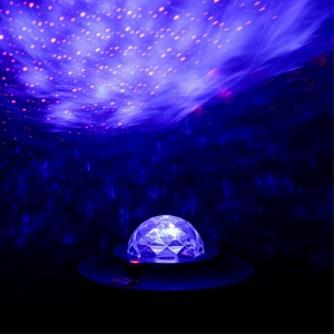 Proiector LED pentru camera cu efect de valuri oceanice, Laser, Telecomanda si redare muzica USB - Img 2