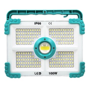 Proiector solar COBA CB F188 putere 100W si 188 LED, Alb cu albastru - Img 5