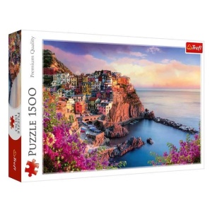 Puzzle Manarola Cinque Terre, 1500 de piese, Dimensiune 85x58cm