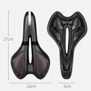 Sa pentru bicicleta BS-03, cu aerisire, comoda si practica, 27cm x 16cm x 5cm, negru - Img 8