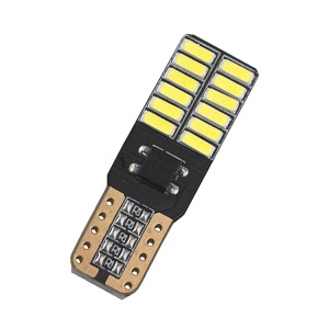 Set 2 becuri LED T10 SMD, Canbus, 5W, 24 led-uri, 300Lm - Img 2