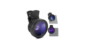 Set 2 Obiective pentru Telefon, 0.45X 49UV, Wide-Angle si Macro - Img 1