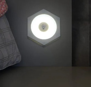 Set 3 Lampi Hexagonale LED Cob cu telecomanda si Butoane individuale - Img 6