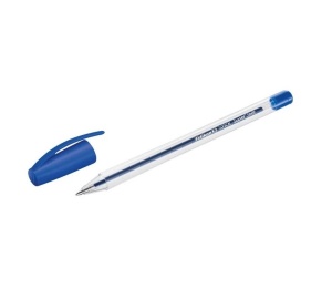 Set 30 bucati pixuri Ball Point albastre - Img 2