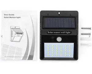 Set 5 lampi solare de perete cu 30 LED, Senzor de lumina si miscare - Img 7