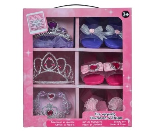 Set de Infrumusetare, Tiara si Pantofi, 3 Modele, 7-8 ani - Img 2