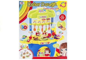 Set de jucarie pentru copii de 3 ani+, bucatarie completa cu accesorii pentru aluat - Img 6