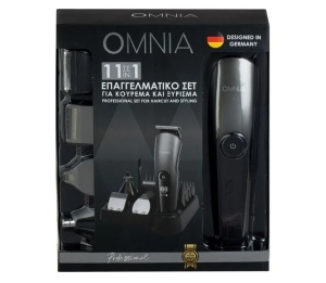 Set profesional pentru ras si tuns OMNIA 11 in 1, Ecran LCD - Img 3