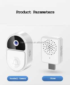 Sonerie cu video smart wireless, 2.4 Ghz, 5000 mAh, conectare la smartphone - Img 3