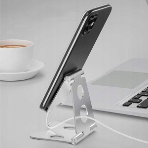 Suport multifunctional pentru telefon si tableta, Argintiu - Img 5