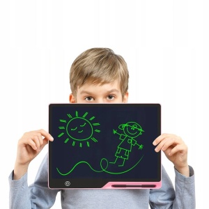 Tableta grafica pentru copii,Scris si desenat,Dimensiune 16 inch,Roz - Img 4