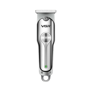 Trimmer Profesional VGR V-071, Lama T din Otel Inoxidabil, Autonomie 120 Minute, Incarcare USB, 3 Piepteni Inclusi, Argintiu - Img 6