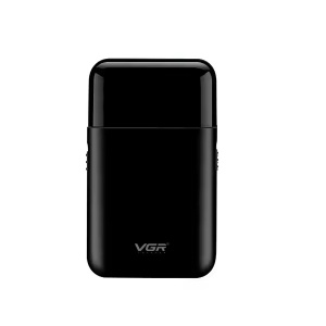 Aparat de Ras Electric Portabil VGR V-390, Reincarcabil USB, Folie Dubla de Precizie, Trimmer Integrat, Autonomie 45 Minute, Negru - Img 11