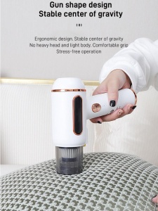 Aspirator manual 3 in 1, cu lumina UV, portabil, anti-acarieni si bacterii, 120W - Img 14