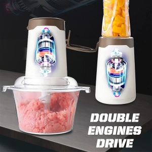 Blender 3 in 1 cu tocator si storcator ANDOWL T164, Putere 250W, 3 accesorii - Img 4